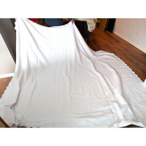 Vintage JC Penny Royal Velvet Bedspread 110 x 100